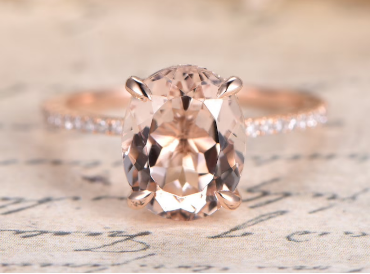 Morganite Engagement Ring